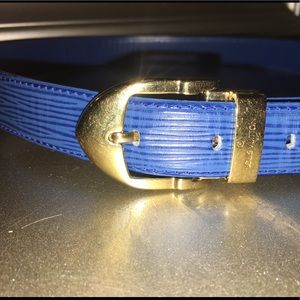 Blue Vintage Louis Vuitton Belt